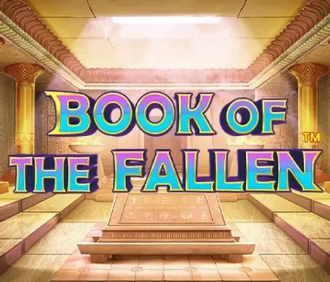 Book of the Fallen game by Pragmatic Play – logo hosted on Beep Beep Casino