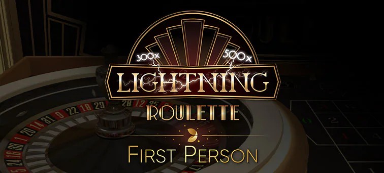 First Person Lightning Roulette slot icon by Evolution, available at Beep Beep Casino
