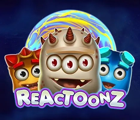 Reactoonz slot icon by Play’n GO, available at Beep Beep Casino